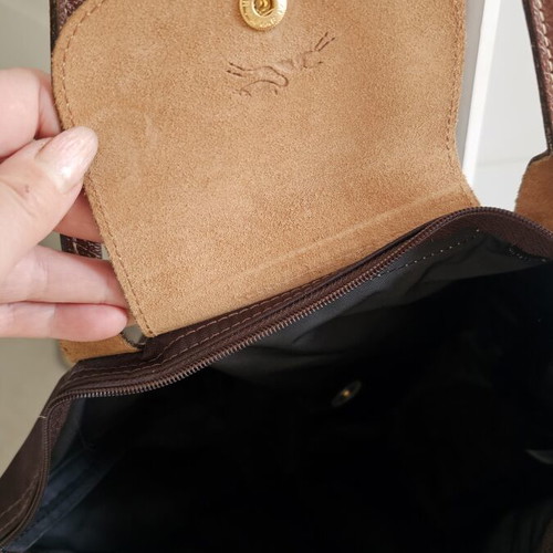 Longchamp handbag like new, brown