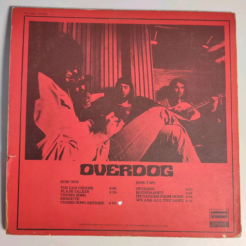 Keef Hartley Band Overdog vinyl used, jazz