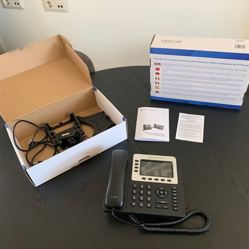 Grandstream GXP2140 IP Phone new, wired, black