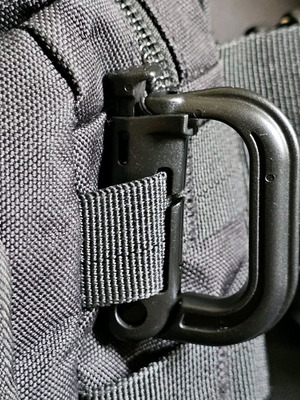 Tactical ring with locking new, hard plastic