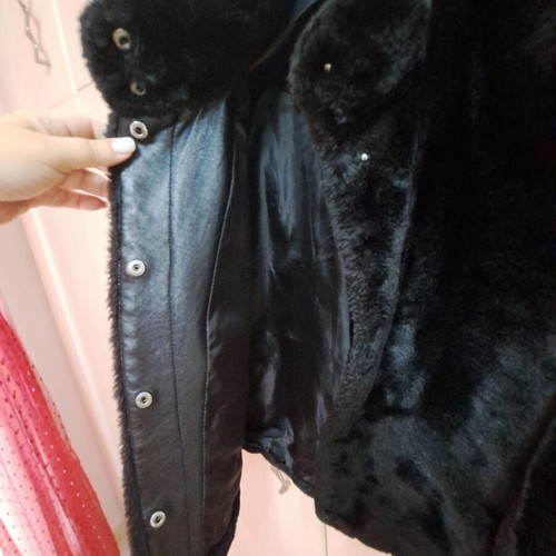 Only fur jacket black size M new