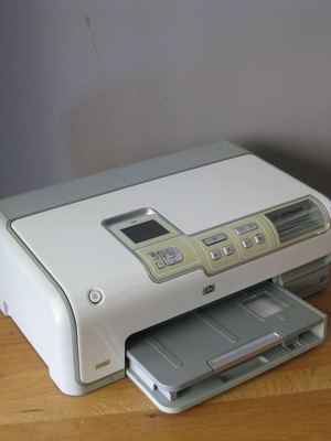 HP Photosmart D7160 εκτυπωτής μεταχειρισμένος, με τροφοδοτικό