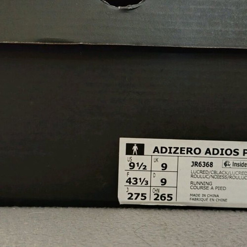 Adidas adizero pro 4 new red athletic shoes size 43.5