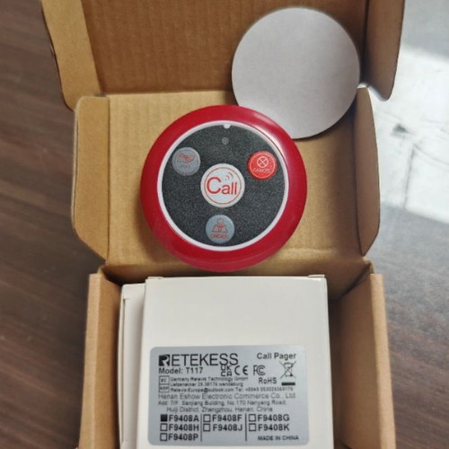Retekess T117 Wireless Call Button Set of 5 New