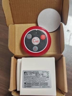 Retekess T117 Wireless Call Button Set of 5 New