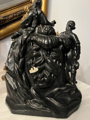 Table clock used, old Russian style