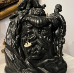 Table clock used, old Russian style