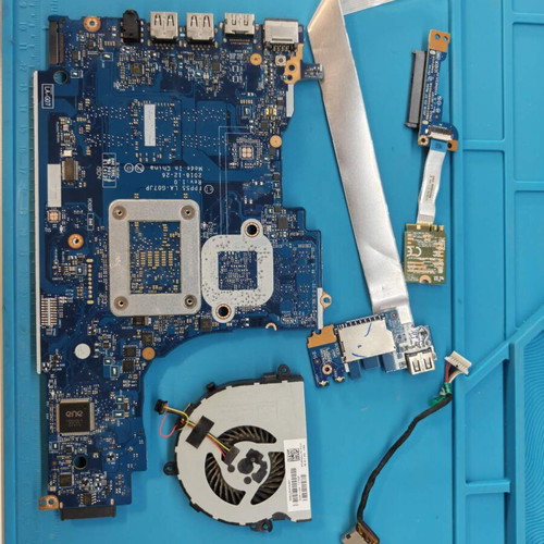 Motherboard with DVD drive used from HP 15-db1 Ryzen 3 3200U