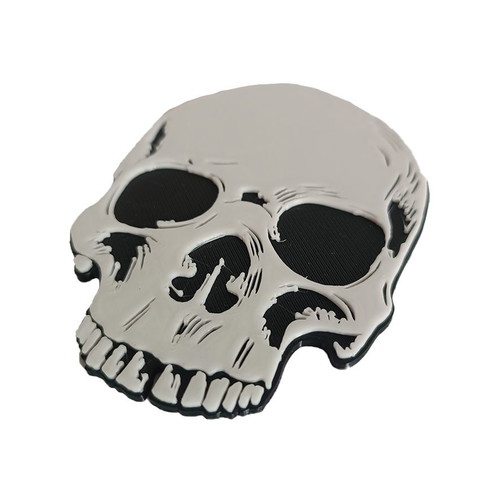 Skull coaster 3d printed in skull shape new