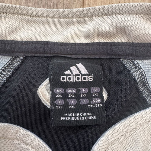 Adidas Vintage 3 Stripes Climacool T-shirt 2XL Black Grey like new