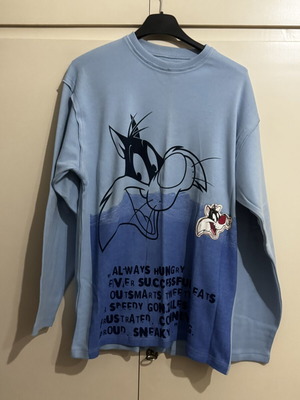 Looney Tunes Sylvester Alouette Shirt new, blue turquoise