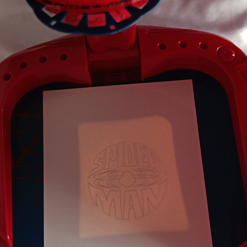 Spiderman painting projector toy