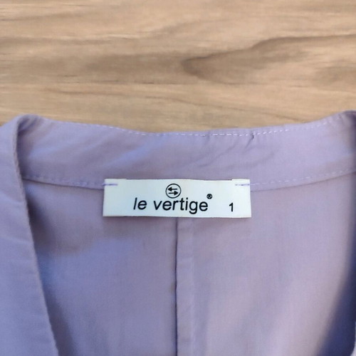 Le Vertige one-piece shorts used, size Small, purple