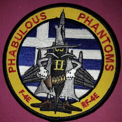 Official Patch Greek Airforce Phantom Phabulous RF-4E new