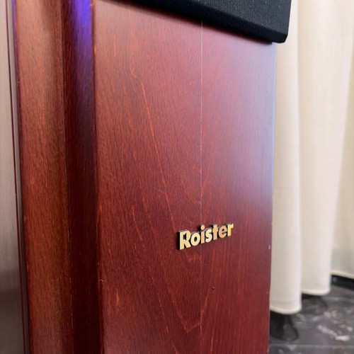Roister Status 8 floor-standing speakers like new, solid beech wood