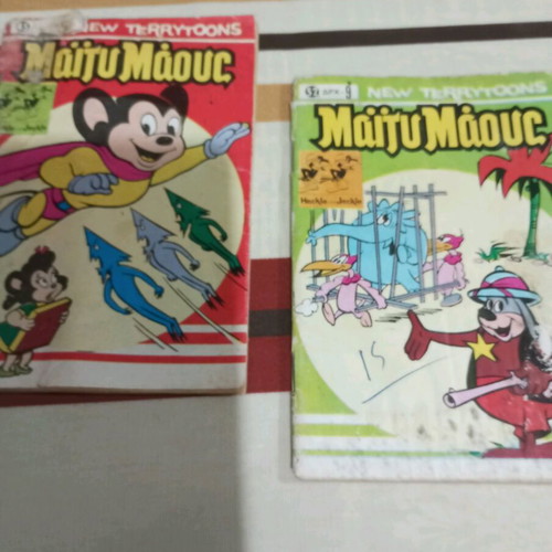 Maity Maus comics used, pack No 45 and 52 1980