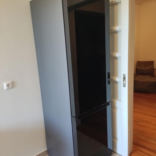 Samsung black fridge, new, 2m height, 60cm width