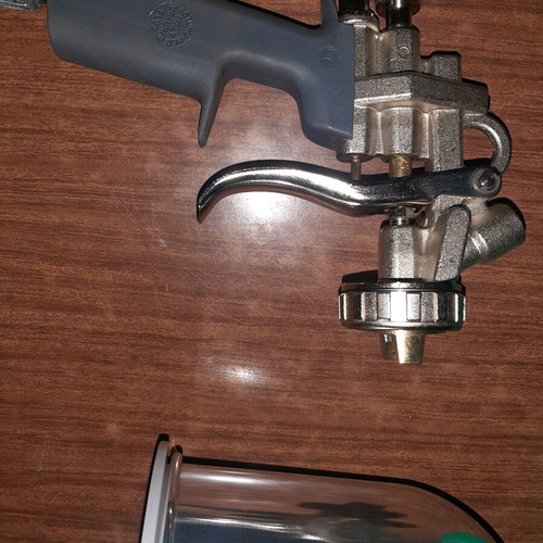 Hand tools new, set for faucets, files, wrenches, allen keys and paint gun