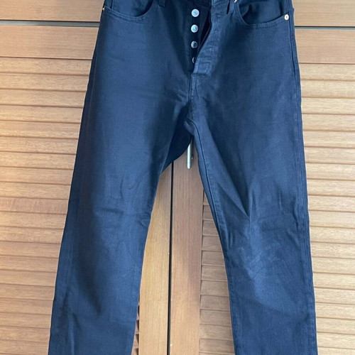 Levi's 501 Original Premium black denim like new, size W25 L26