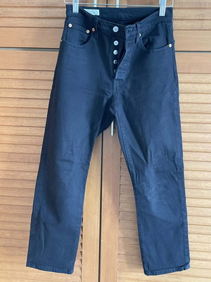 Levi's 501 Original Premium μαύρο denim, σαν καινούργιο, μέγεθος W25 L26