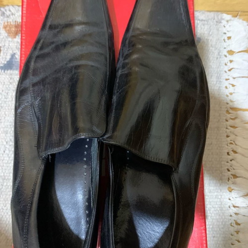 Men's shoes used, black scarpe size 43
