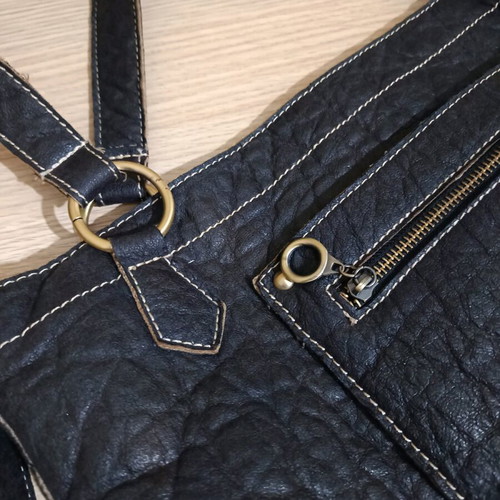 Large crossbody bag new, black 41×29×13 cm