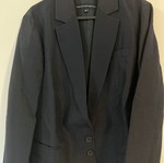 French Connection classic women's blazer, dark navy blue, UK 10