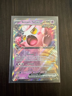 Scream Tail ex Pokémon card like new