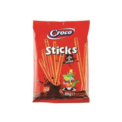 Sticks Croco with chocolate 80g new