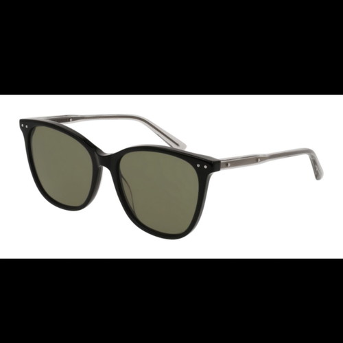 Bottega Veneta BV0079S-001 unisex sunglasses, gloss black