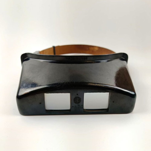 Magnifying headlamp used, bakelite, 1970s vintage