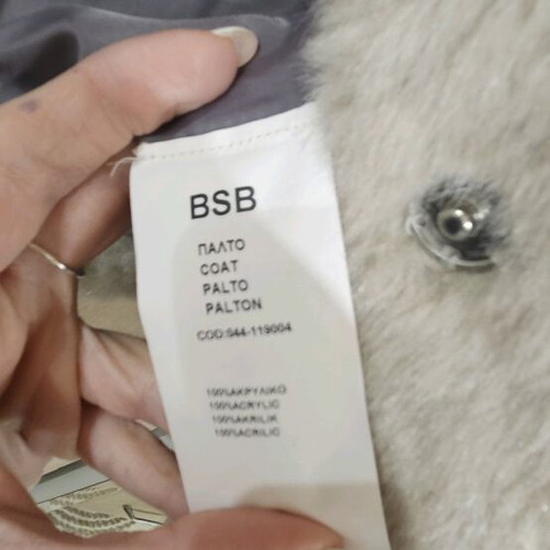 BSB fur size 40 like new, beige