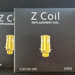 Innokin Zenith Electronic Cigarette Coil 0.3ohm new, box of 5 coils