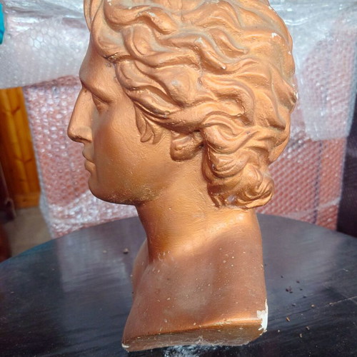 Bust of Alexander the Great used, vintage, over 40 years old