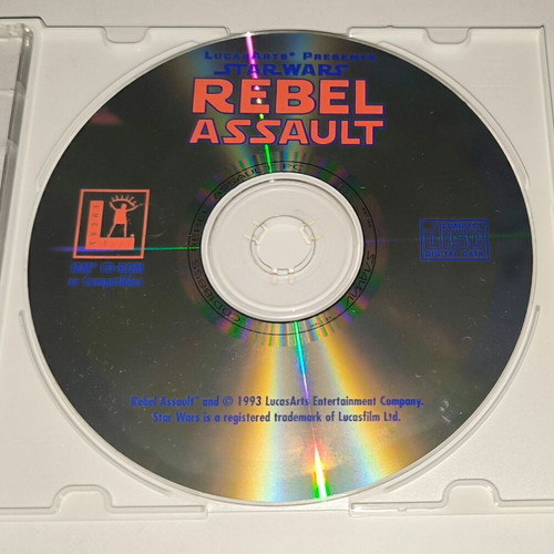 Star Wars Rebel Assault PC game used with manual