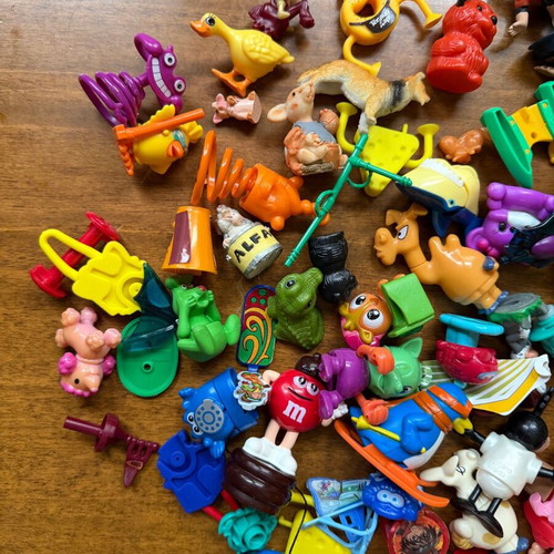 Kinder Surprise figures used, pack of 60+ assorted
