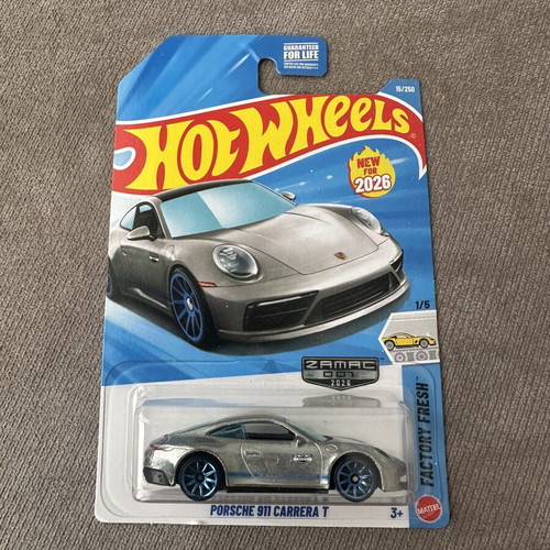 Hot Wheels Porsche 911 Carrera T ZAMAC new 2026 model
