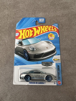 Hot Wheels Porsche 911 Carrera T ZAMAC нов модел 2026