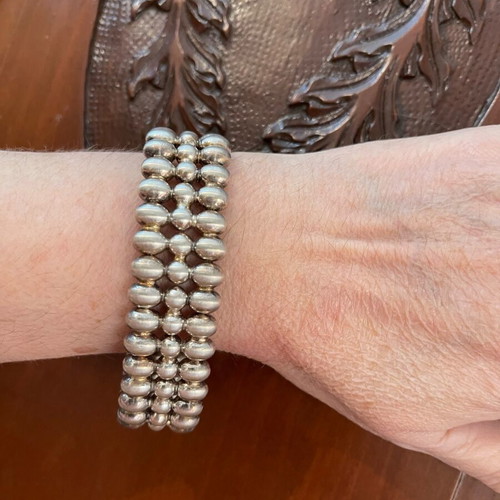 Ilias Lalaounis Vintage Silver 925 Bracelet like new, 75g
