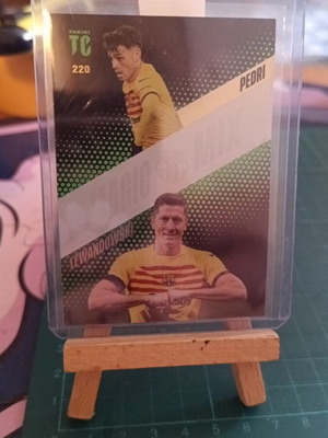 Panini Top Class 2024 card number 220 with Pedri and Robert Lewandowski, like new