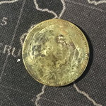 Turkey 25 Kurus coin 1948