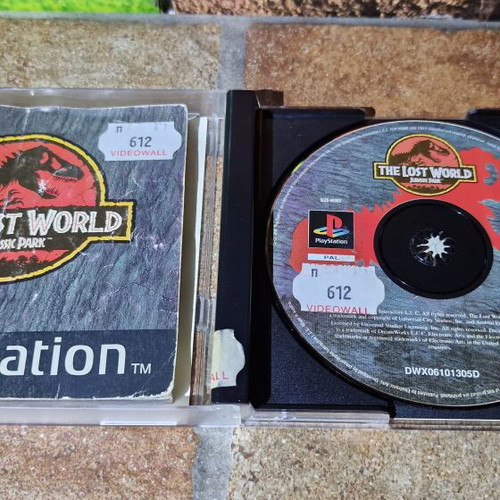 Jurassic Park The Lost World PlayStation 1 game used, English complete
