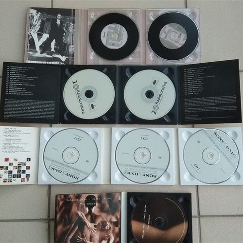 CDs used, pack of 4 cases