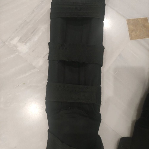 Force1 protective shin guards used, pair, black
