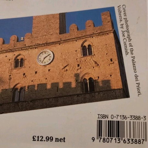 Tuscany Blue Guide travel guide used, English