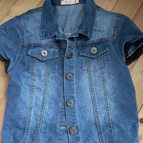 Women's denim vest like new