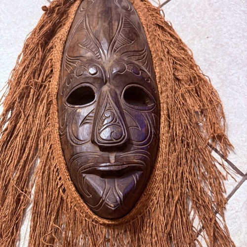 Wooden Tribal Decorative Mask used, handmade
