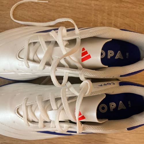 Adidas Copa football shoes like new, size 44⅔, white and blue