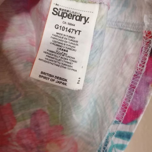 Superdry T-shirt, multicolour, size L