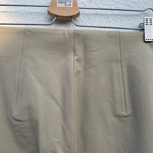 Lecomte fabric beige pants new, size 44 IT